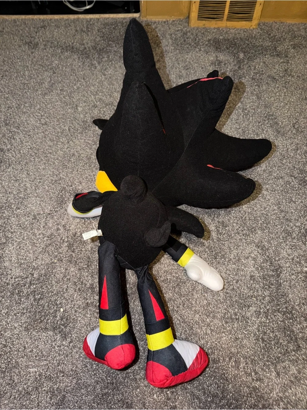 Sega Toy Factory Shadow The Hedgehog 2024 21” Plush Large Good Condition Souv